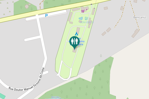 Map showing location of Rua Doutor Manuel Firmino da Costa Toilet