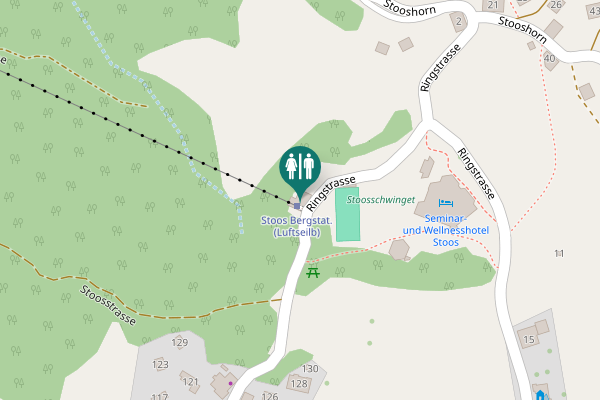 Map showing location of Ringstrasse 131 Toilet