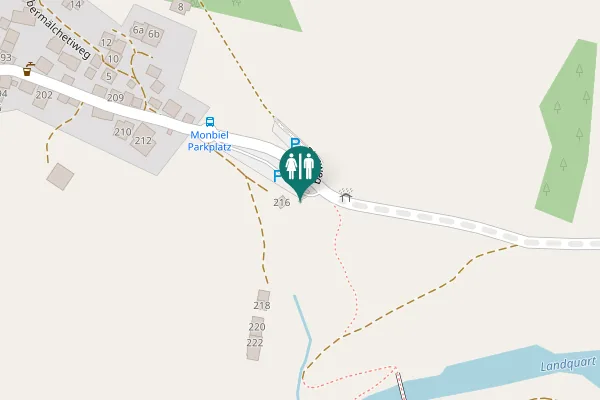 Map showing location of Toi Toi