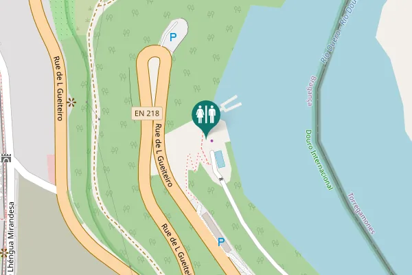 Map showing location of Rue de L Gueiteiro Toilet