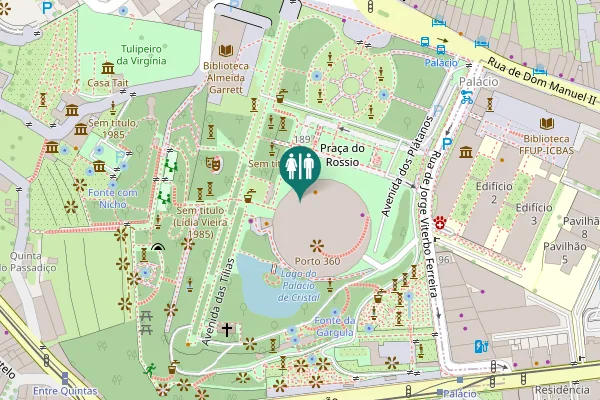 Map showing location of Rua de Jorge Viterbo Ferreira 189 Toilet