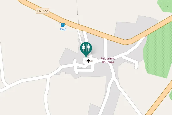 Map showing location of Vila Nova de Foz Côa Toilet