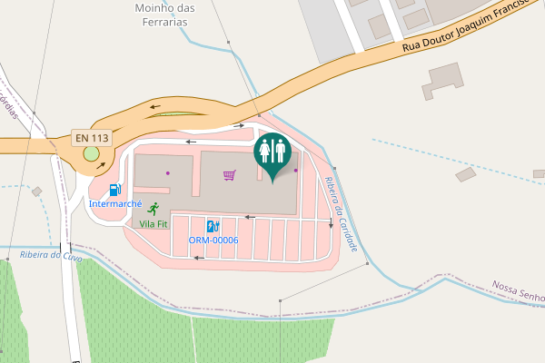 Map showing location of Rua Doutor Joaquim Francisco Alves 15 Toilet