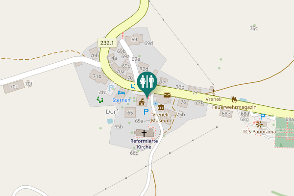 Map showing location of 67 Toilet