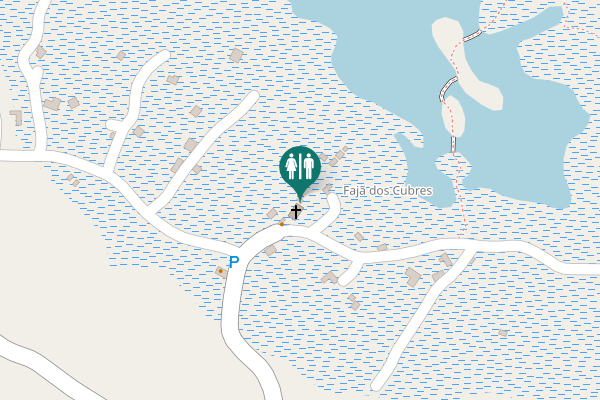 Map showing location of Calheta Toilet