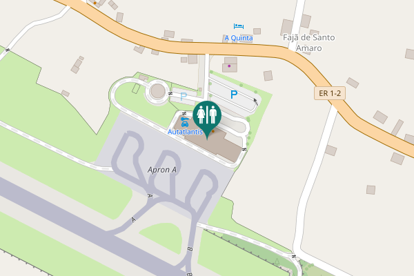 Map showing location of ER 1-2 Toilet