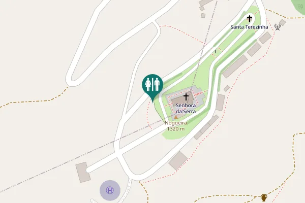 Map showing location of Bragança Toilet