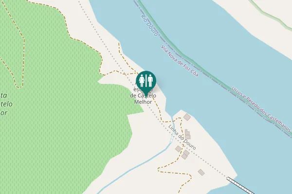 Map showing location of Vila Nova de Foz Côa Toilet