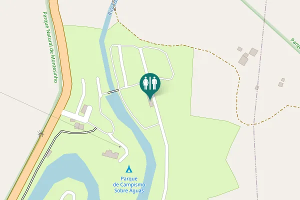 Map showing location of Bragança Toilet