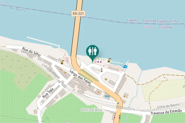 Map showing location of Figueira de Castelo Rodrigo Toilet