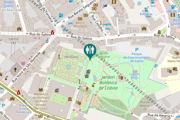 Map showing location of Rua do Salitre 149 Toilet