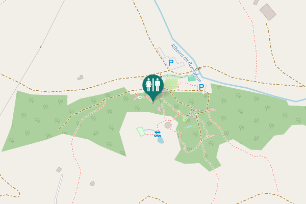 Map showing location of EN 120 Toilet