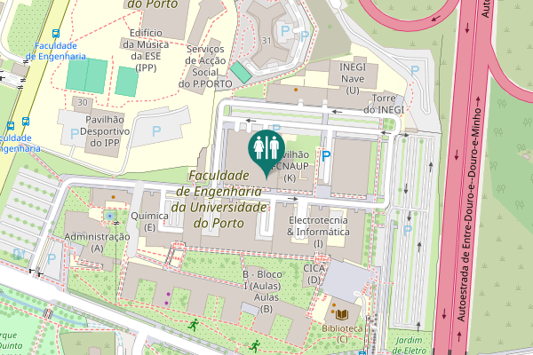 Map showing location of Rua Doutor Roberto Frias 712 Toilet