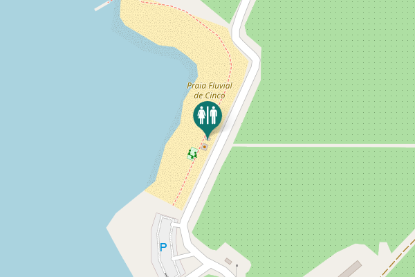 Map showing location of Beja Toilet