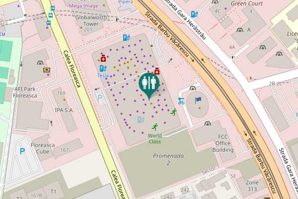 Map showing location of Calea Floreasca 246B Toilet
