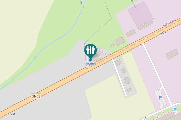 Map showing location of DN65 Toilet