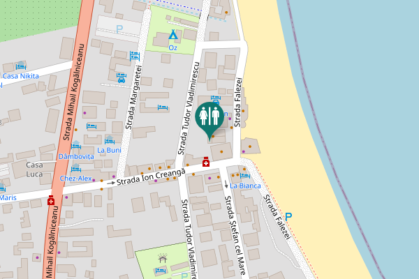 Map showing location of Strada Ion Creangă 2A Toilet