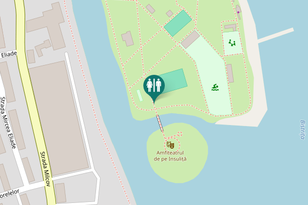 Map showing location of Strada Milcov 3 - 5 Toilet
