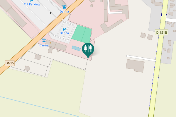 Map showing location of DN15 Toilet