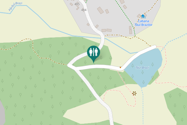 Map showing location of Țarina Toilet
