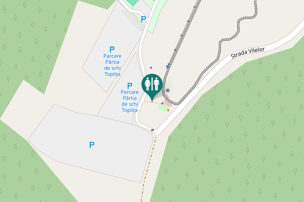Map showing location of Strada Vilelor FN Toilet