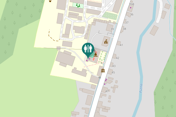 Map showing location of Strada Principală 338 Toilet