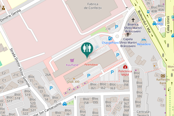 Map showing location of Strada Doctor Nicolae Ionescu-Sisești 21 Toilet