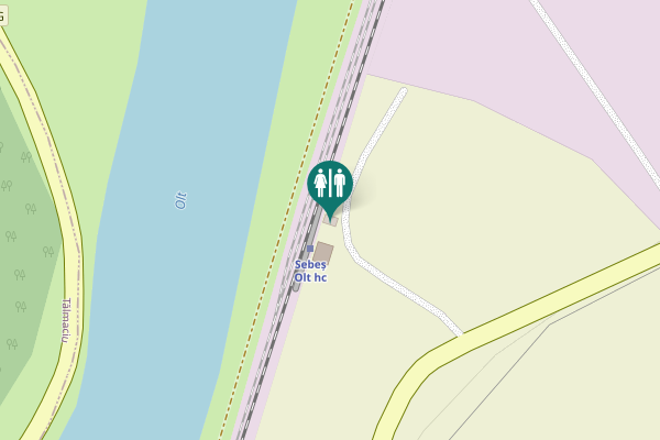 Map showing location of DJ105G Toilet