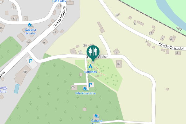 Map showing location of Strada Vilelor 3 Toilet