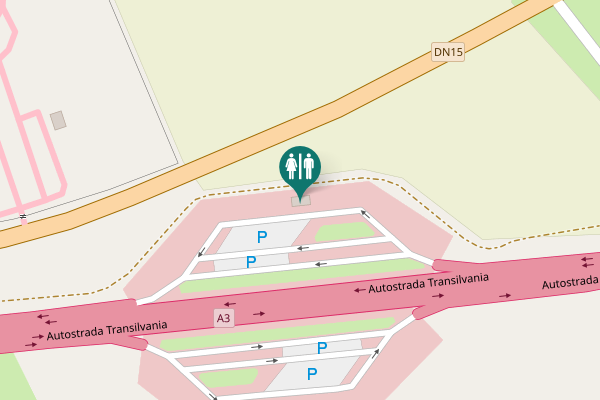 Map showing location of DN15 Toilet