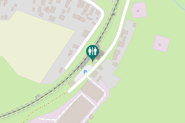 Map showing location of Tușnadu Nou Toilet