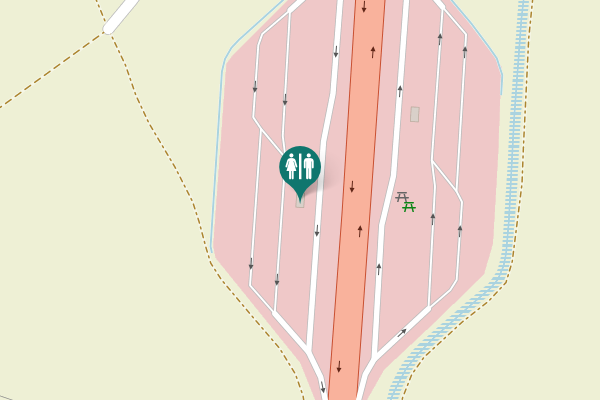 Map showing location of DEx12 Toilet