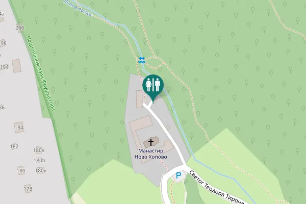 Map showing location of Светог Теодора Тирона 11 Toilet
