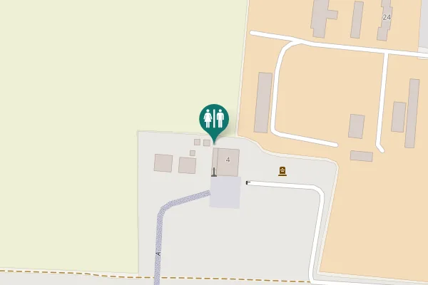 Map showing location of Пионирска 4 Toilet