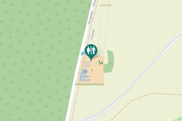 Map showing location of Backa Palanka Municipality Toilet