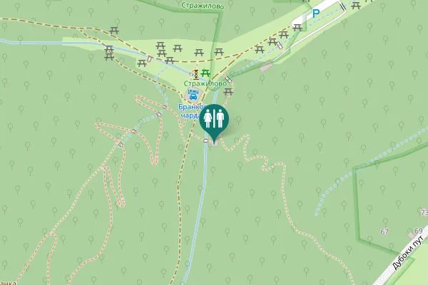 Map showing location of Дубоки пут Toilet