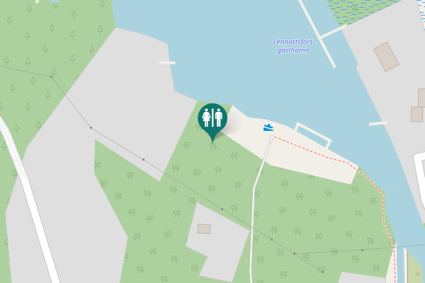 Map showing location of Årjängs kommun Toilet