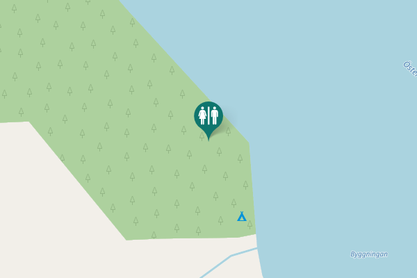 Map showing location of Dalälvsvägen Toilet