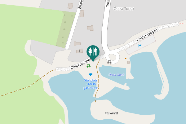 Map showing location of Oastensvägen 41 Toilet