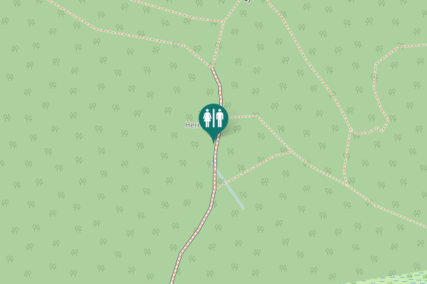 Map showing location of Sörmlandsleden Toilet