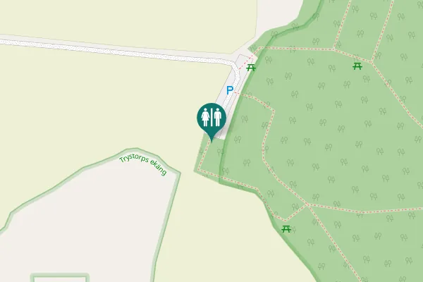 Map showing location of T 519 Toilet