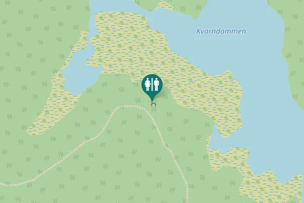 Map showing location of Ramshyttan SMF Toilet