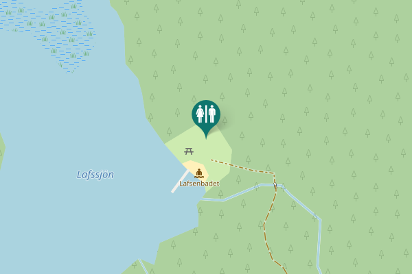 Map showing location of C 681 Toilet