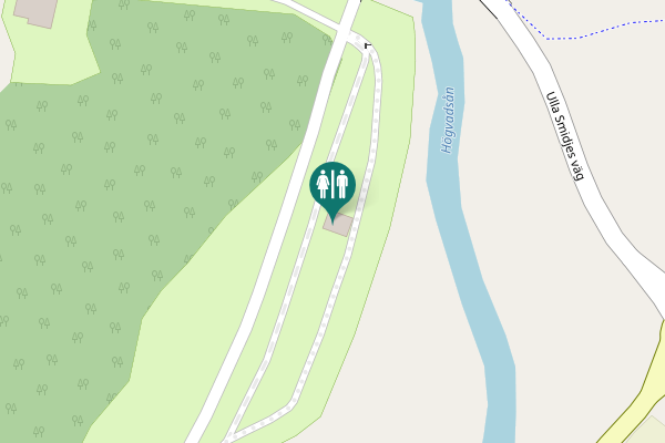 Map showing location of Ullared Toilet