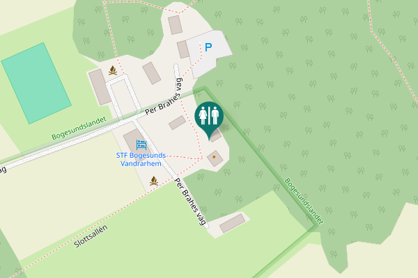 Map showing location of Per Brahes väg Toilet