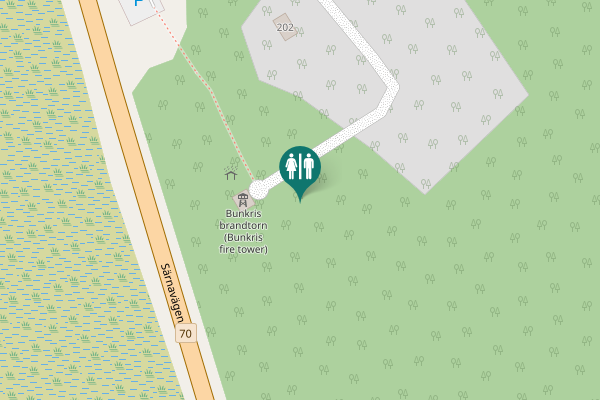 Map showing location of Älvdalens kommun Toilet
