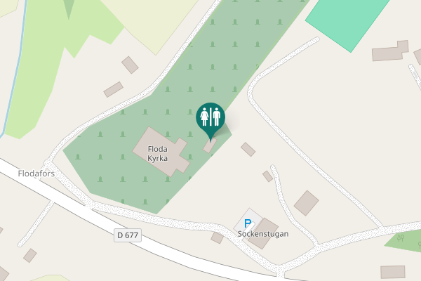Map showing location of Katrineholms kommun Toilet