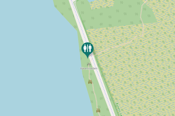Map showing location of Tingsryds kommun Toilet