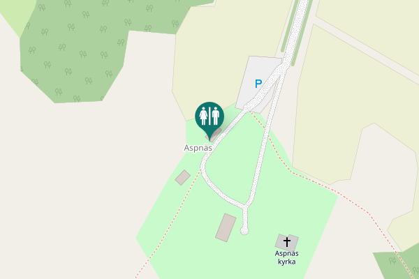Map showing location of Heby kommun Toilet