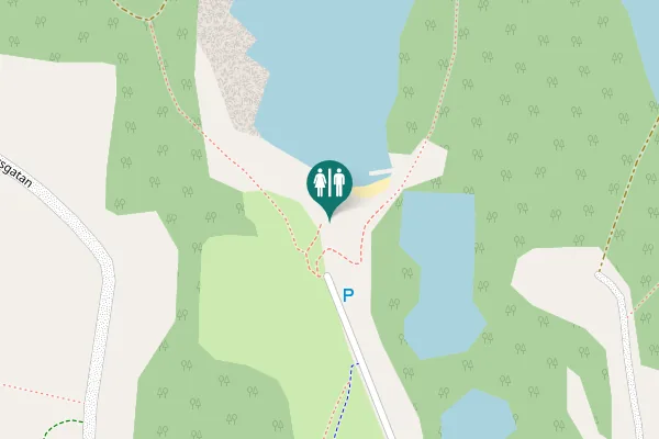 Map showing location of Lanna Badgruva Toilet